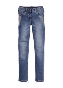 s.Oliver Junior, M&auml;dchen Jeans 'Suri', Blue Denim / Silber