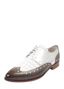 Melvin & Hamilton MELVIN & HAMILTON, Damen Halbschuh 'Jessy 38', Braun / Silber / Weiß