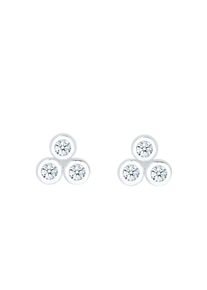 Diamore, Damen Ohrringe 'Kreis', Silber