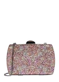 Mascara, Damen Clutch, Pink / Silber