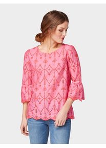 Tom Tailor, Damen Bluse, Hellpink