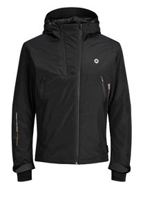 Jack & Jones JACK & JONES, Herren Jacke, Schwarzmeliert / Weiß