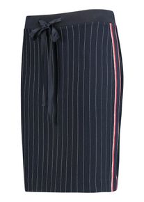 Taifun, Damen Rock, Navy / Feuerrot / Weiß