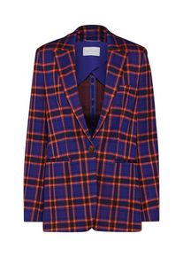 REN&Eacute; LEZARD, Damen Blazer, Blau / Orange