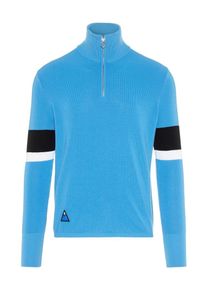 J. Lindeberg J.Lindeberg, Herren Pullover 'Arseny', Hellblau / Schwarz / Weiß