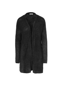 Pieces, Damen Strickjacke, Schwarz