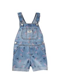 Oshkosh, M&auml;dchen Latzshorts, Ultramarinblau / Blue Denim / Altrosa / Silber