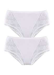 Petite Fleur, Damen Control-Jazzpants, (2 Stck.), Wei&szlig;