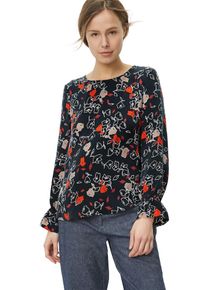 Marc O'Polo Marc O'Polo, Damen Bluse, Blau