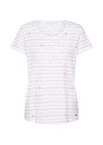 Tom Tailor Denim, Damen Shirt, Mischfarben / Weiß