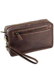 Picard, Damen Toscana Handgelenktasche Leder 23 cm, Kastanienbraun