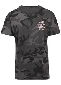 Mister Tee, Herren T-Shirt 'Wiesn Club', Grün / Pink / Schwarz