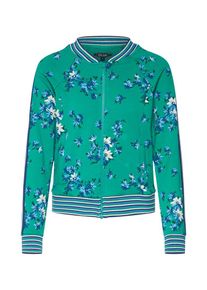 King Louie, Damen Jacke 'Biba Baseball Jacket Amalfi', Dunkelgrün / Mischfarben