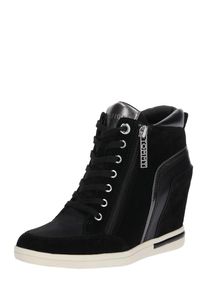 Tommy Hilfiger, Damen Sneaker 'Wedge', Schwarz / Weiß