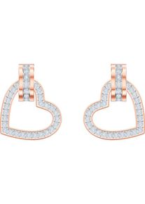 Swarovski, Damen Ohrstecker 'Lovely, 5466720', Rosegold / Silber / Transparent