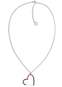 Tommy Hilfiger, Damen Kette 'Fine Core, 2780114', Kobaltblau / Rot / Silber / Weiß