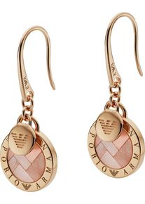 Emporio Armani, Damen Ohrh&auml;nger, Bronze / Altrosa