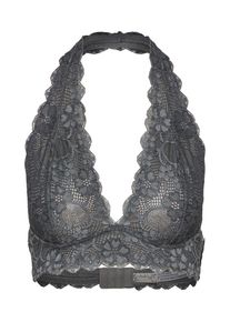 Free People, Damen Neckholder-BH, Dunkelgrau