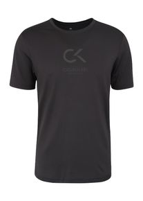 Calvin Klein Performance, Herren Sport-Shirt 'SHORT SLEEVE LOGO TEE', Schwarz / Wei&szlig;