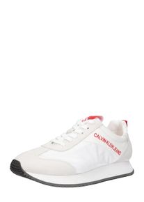 Calvin Klein Jeans, Damen Sneaker 'Jill', Camel / Rot / Wei&szlig;