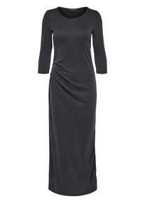 Selected Femme, Damen Maxikleid, Schwarzmeliert