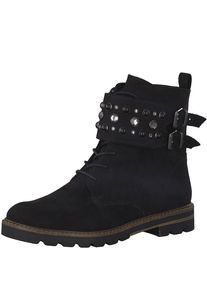 Marco Tozzi, Damen Schn&uuml;rstiefel, Schwarz