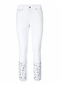 Heine, Damen Jeans, Weiß