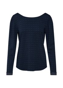 EDC by Esprit, Damen Shirt 'Dotty Ballerina T-Shirts', Navy / Hellblau
