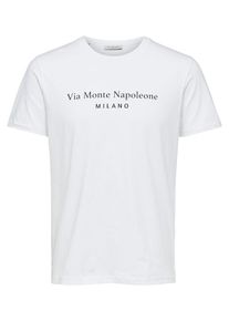 Selected Homme, Herren T-Shirt, Schwarz / Weiß