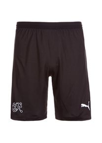 Puma, Herren Schweiz Short WM 2018, Schwarz / Wei&szlig;