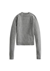 Hollister, Damen Pullover 'CASHMERE MOCK', Hellgrau