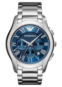Emporio Armani, Herren Chronograph, Blau / Silber