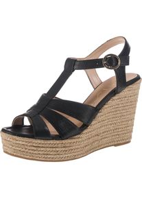 Unisa, Damen Keilsandaletten, Hellbeige / Schwarz