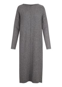 Apart, Damen Strickkleid, Dunkelgrau