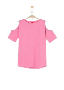 s.Oliver Junior, Mädchen Oversized T-Shirt mit Cut-Outs, Pink