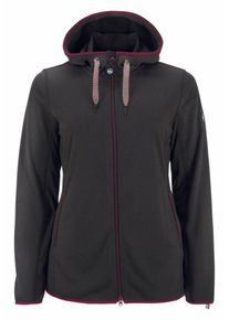 Polarino, Damen Sweatjacke, Schwarz