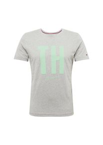 Tommy Hilfiger, Herren Shirt, Graumeliert / Mint