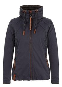 Naketano, Damen Jacke 'Im Sandwich Drinne', Dunkelblau / Braun
