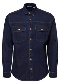 Only & Sons Only & Sons, Herren Jeans Langarmhemd, Blau