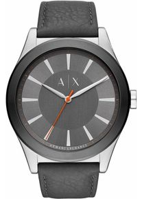 Armani Exchange, Herren Quarzuhr, Dunkelgrau / Silber