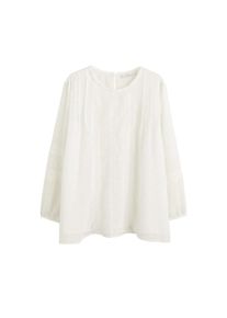 Violeta by Mango, Damen Bluse 'Fil4-I', Weißmeliert