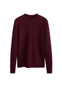 Mango Man, Herren Pullover 'Basket', Rubinrot