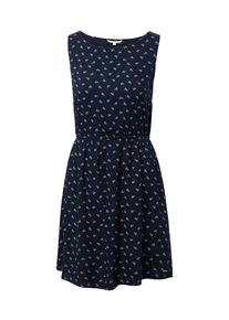 Tom Tailor Denim, Damen Kleid, Ultramarinblau / Weiß