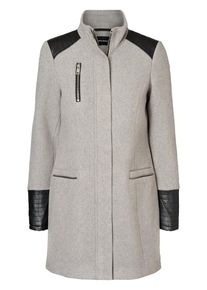 Véro Moda VERO MODA, Damen Wolljacke, Grau / Schwarz