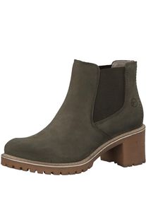 Tamaris, Damen Chelsea-Stiefelette, Oliv