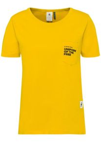 G-Star Raw, Damen Shirt, Kobaltblau / Gelb