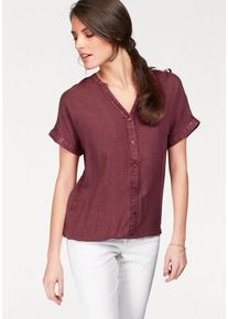 Aniston, Damen Schlupfbluse 'Tamaris', Beere