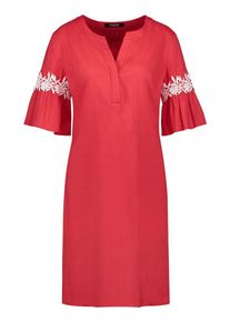Taifun, Damen Kleid, Creme / Hellrot