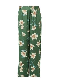 Hallhuber, Damen Palazzo-Hose, Beige / Tanne