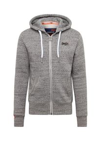 Superdry, Herren Sweatjacke 'ORANGE LABEL ZIPHOOD', Grau
